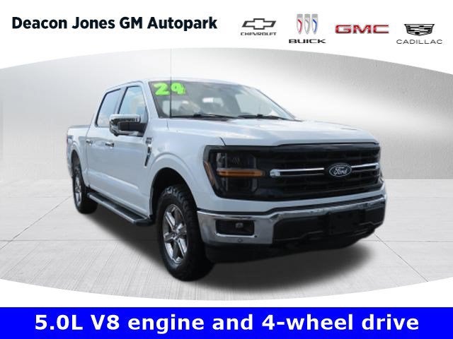 2024 Ford F-150 XLT in White — front three-quarter view