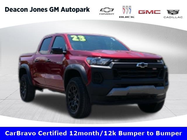 2023 Chevrolet Colorado Trail Boss in Radiant Red Tintcoat — front three-quarter view