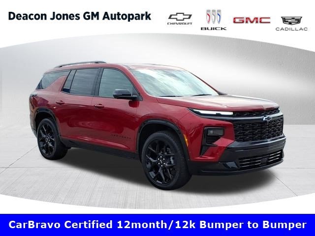2024 Chevrolet Traverse RS in Radiant Red Tintcoat — front three-quarter view