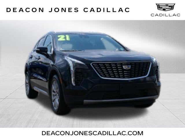 2021 Cadillac XT4 FWD Premium Luxury in Stellar Black Metallic — front three-quarter view