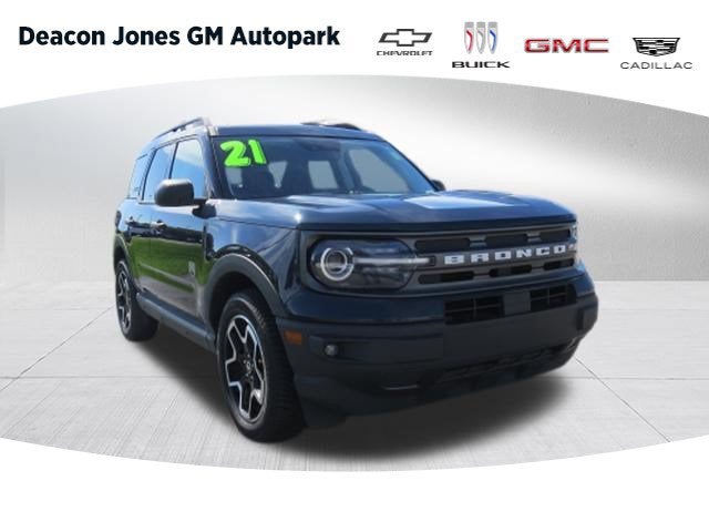 2021 Ford Bronco Sport Big Bend in Blue — front three-quarter view