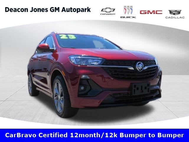 2023 Buick Encore GX Select in Cinnabar Metallic — front three-quarter view